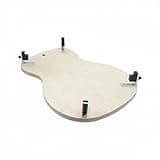 Aosekaa Guitar Binding Router Jig Groove Cutting Binding Router Jig Square Edges Shop Tool for Workshop