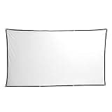 Outdoor Projector Screen, Projector Screen Pull Down Foldable Projection Screen, High Definition Projector Screen, Mini Projection Screen with 8 Hooks Screen Projector for Home