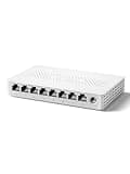 Tenda 8 Port 2.5G Ethernet Switch, Multi-Gigabit 2.5Gb Ethernet Splitter, Unmanaged Network Switch, 8 x 2.5 Gigabit Ports, Plug & Play, Fanless Quiet, Desktop/Wall Mount, for Router, PC, NAS (SM108)