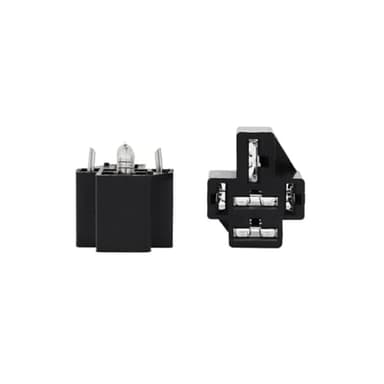 for Pin-Type Solderable Motherboard 9.5mm80A Four-pin Five-pin Automotive Relay PCB Socket(PCB80A4-pinsocket)