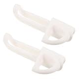JOINPAYA 1 Pair Child Chair Belt Clip, 18mm X 14mm Caliber, Plastic Strap Guide Fastener, Toddler High Booster Harness, Secure Replacement Buckle for Kids Chair