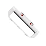 FLSBMVORA Roller Brush Cover,Compatible for Mijia, STYTJ02YM 3C 2S S10 B106GL S12 T12 Sweeping Robot Vacuum Cleaner Accessoriy Main Brush Cover(1pc White)