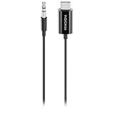 INSIGNIA USB-C to 3.5mm Audio Cable, 3 ft (0.9 m), Black | Connect USB-C Phones, Tablets & Laptops to Speakers, Car Stereo & AUX Devices