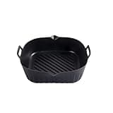 Silicone Air Fryer Special Tray Reusable Square Barbecue Mat Baking Oven Mold Plate Suitable For Kitchen(1pcs B)