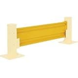 436725-R-5 Protective Rail Barrier - Yellow - 5 ft - High-Tensile Steel
