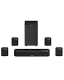 ULTIMEA 7.1ch Surround Sound System for TV, Dolby Atmos Sound Bar with 4 Surround Speakers, VoiceMX, BassMX, 420W Peak Power Sound Bar for Smart TV, HDMI eARC, App Control, Aura A60 Pro, 2026 Model