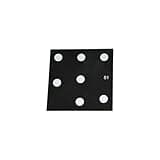 408Pcs 7-Points 3D Scanning Markers/Dots/Stickers, 3D Scanner Magnetic Coding Point for Easier Scanning for Complex Details
