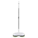 XRHDTQVVIG Cordless Vacuum Women Gift Wireless Electric Mop with Waxing,Wet Dry Cleaning,Water Spay,Mopping Robot Non-Vacuum Cleaner, LED Light(White,US)