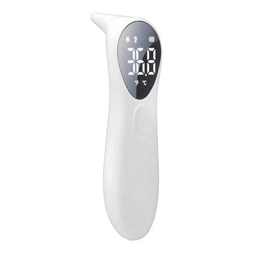 Instant Measurement, Infrared Digital Scanner, 5.7x1.49x1.96 Inches Tool with Backlight, Contactless Sensing Device, Temperature Gauge with Sleek Design, Human Detector for School & Nursery