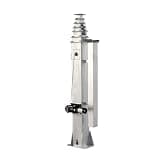 Hot-dip Galvanized Steel Telescopic Masts For Mobile Lighthouses CCTV Towers Power Applications Lightweight Lifters Telescopic Lighting Mast