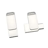 CarryBright Bulk Custom Dual Port Flash Drives with USB and Type C, Personalized Logo and Text, Custom Packaging for Corporate Events, Trade Shows, Business Gifts, Wedding Gifts(50,128GB)