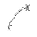 Listed TV Mount 17"-32" Dual Monitor Mount Arm Silver Mechanical Spring Monitor Stand Adjustable Aluminum Alloy Monitor Stand Desk Mount with C Clamp Motion TV Bracket