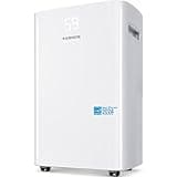 Kesnos 4500 Sq. Ft Dehumidifier for Home with Drain Hose -Ideal for Basements, Bedrooms, Bathrooms, Laundry Rooms -with Intelligent Control Panel, Front Display, 24 Hr Timer and 0.69 Gallon Water Tank
