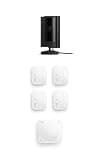 Ring Indoor Cam (2nd Gen), Black with 4 Window and Door Sensors (newest model) and Motion Detector (newest model)