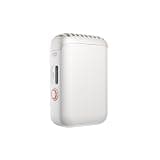 INSYOO Original Mic 2 Transmitter (Pearl White), Wireless Microphone with Intelligent Noise Cancelling, 14-Hour Internal Recording, 6-Hour Battery, Magnetic Attachment, YouTube, Vlogs