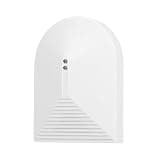 SUNGOOYUE Glass Break Sensor Wired Detector, ABS Audio Frequency Sensor with Adjustable Sensitivity, 9m Range 12V DC NC Alarm Output for Home Office Storefront Window Protection