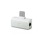 FiiO/Snowsky Tiny Portable DAC & Headphone Amplifier, Hi-Res USB DAC, PEQ Precision Tuning, PCM 384kHz/DSD256 Decoding, Android App/Web Control,3.5mm + 4.4mm Dual Outputs(Tiny B Silver)