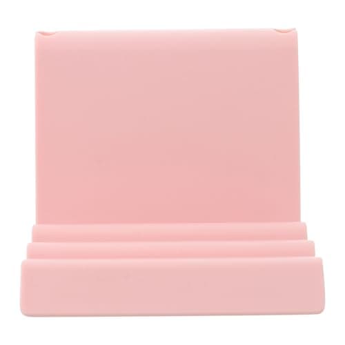 DOITOOL Multi-Angle Three-Slots Portable Phone and Tablet Stand Holder for Home and Bedroom Use, Pink Desktop Support Bracket Compatible with Smartphones and Tablets