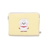 Official BT21 TATTON Carry Pouch - RJ, Cute Zipper Makeup Bag, Cosmetic Bag, Small Organizer Pouch for Purse, Kpop Merch Gift for Girls