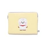 Official BT21 TATTON Carry Pouch - RJ, Cute Zipper Makeup Bag, Cosmetic Bag, Small Organizer Pouch for Purse, Kpop Merch Gift for Girls