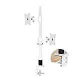 UWYTGF Monitor Mount,Height/Angle Adjustable Monitor Arm,Monitor Stand Mount Fits 17 to 32 Inch Computer Screen,with C-Clamp Base