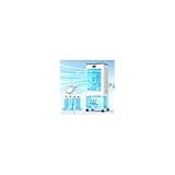 Portable Air Conditioners,3-in-1 Evaporative Cooling Fans that Blow Cold Air, 4 Modes 3 Speeds, 12H Timer & Remote, 120°Oscillation, Windowless Portable AC Swamp Cooler w/ 8L Tank for Home Bedroom