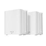 ASUS ZenWiFi BD4 (2-Pack) Dual-Band WiFi 7 Mesh, 3600 Mbps, 4900 sq.ft., Dual 2.5G Ports, Security and Parental Controls Included, Smart Home Master SSIDs
