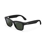 Ray-Ban Meta (Gen 1), Wayfarer, Matte Black | Smart AI Glasses for Men, Women — 12 MP Ultra-Wide Camera, Open-Ear Audio, Video Recording, Bluetooth — Transitions® Graphite Green Lenses — Sunglasses