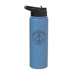 Milwaukee Wisconsin Nautical Anchor Badge Design Stainless Steel Insulated Water Bottle