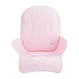 FJMQHU High Chairs Seat Cover Chair Cushion Dining Chair Cover PU Leather Easy to Clean Waterproof Material Suitable for Kids Feeding Home, Pink