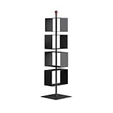 WANGHAI2024M Bookcases Rotation Floor-Standing Modern Creative Iron Bookshelf Corner Minimalism Display Storage Stand