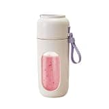 Powerful Plastic Portable Blender With Straw 12 Blades Electric USB Mini Juicer Blender For Smoothies Ice Blending Juicing compact(Purple)