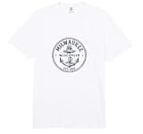Milwaukee Wisconsin Nautical Anchor Badge Design Comfort Colors Adult Heavyweight T-Shirt