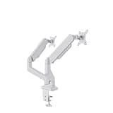 WYSJKJGH Monitor stand robotic arm desktop rotation(Dualscreenpearlwhite)