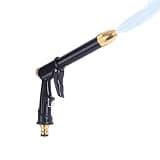 VIREXEL Multifunctional Car Wash Tool, 360° Adjustable Water Hose Nozzle with Trigger Lock, High Pressure Spray Nozzle for Car Washing, Patio Cleaning (Black)