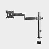 UWYTGF Monitor Mount,Adjustable Articulating Arms Monitor Arm,Monitor Stand Mount Fits Most 12-27In Monitors Up to 17.6Lbs,Max 100X100
