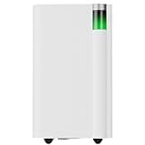 38 Pint Dehumidifier for Bedroom, Drain Hose, Large Water Tank, 24H Timer, Small Dehumidifier for basement, Bathroom
