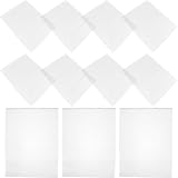 Abaodam 50pcs Large Capacity Plastic Zipper Packaging Bags for Clothing and Pants, Dustproof and Easy to Organize Resealable Apparel Bags for Travel and Home Storage