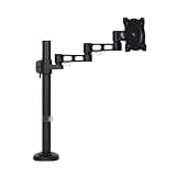 UWYTGF Monitor Mount,Height Adjustable Monitor Arm,Articulating Arms Holds Up to 22Lbs/10Kg,Monitor Stand Mount Fits 17-26Inch LCD Computer Screens