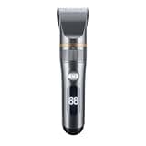 MSLSOIAB Barber Shop Professional Electric Clipper Intelligent Battery Display Charging