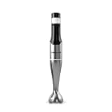 Cordless Immersion Blender 12V Rechargeable with Brushless Motor (Black)