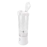 Generic Portable Blender 600ml Powerful Mini Juicer Cup with RGB Light for Travel and Gym Use