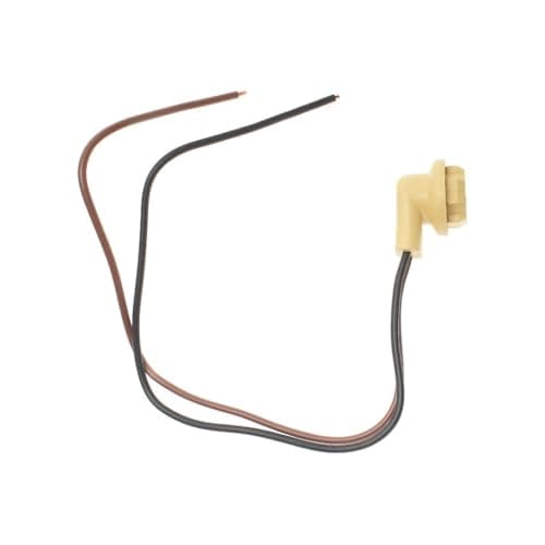 KarParts360 For Chevy Beretta 1990 1991 Electrical Socket | Yellow Color | Blade Plug Terminal | Snap Fit Attachment Method | 90 Deg Bend Angle | 1 Female Connector