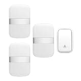 ONMYJFD Home Doorbell 60 Chime 20-110 DB Self-Powered Waterproof No Battery Button US EU UK Plug