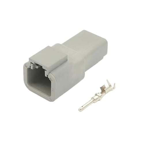 SSXLSMYXGS DTP04-2P 2-pin Automotive Connector Waterproof Male Docking with Terminals 1060-12-0166 SSXLSMYXGS(Male_1PCS)
