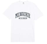 Milwaukee Wisconsin Vintage Sports Retro OS1 Navy Design Comfort Colors Adult Heavyweight T-Shirt