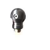 Stainless Steel High-Pressure Cleaning Rotating 0.6kg Mine Nozzle Pipeline Dredging Oil Gun(60LPM)