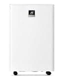 50 Pints Dehumidifier with 5.5L Water Tank, Continuous Drain Hose, Touch Control, 24H Timer, Auto Shut-Off, Washable Filter, 120° Auto Swing, Portable for Home Basement
