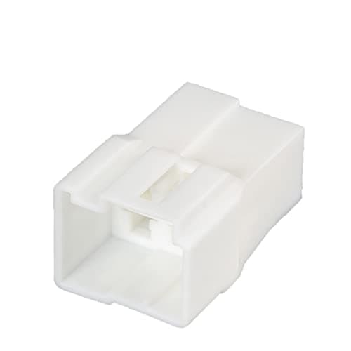 Hengliang Store 6 Pin Large Small Holes Large Current High Power Automotive Connectors White Wiring Fit for Ignition Switch DJ7061-4.8-8-11/21 (Color : 6p Male, Package : 1 Set)