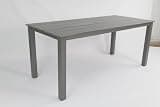 Sevaloro Patio Table for Dining with Umbrella Hole - Charcoal Gray